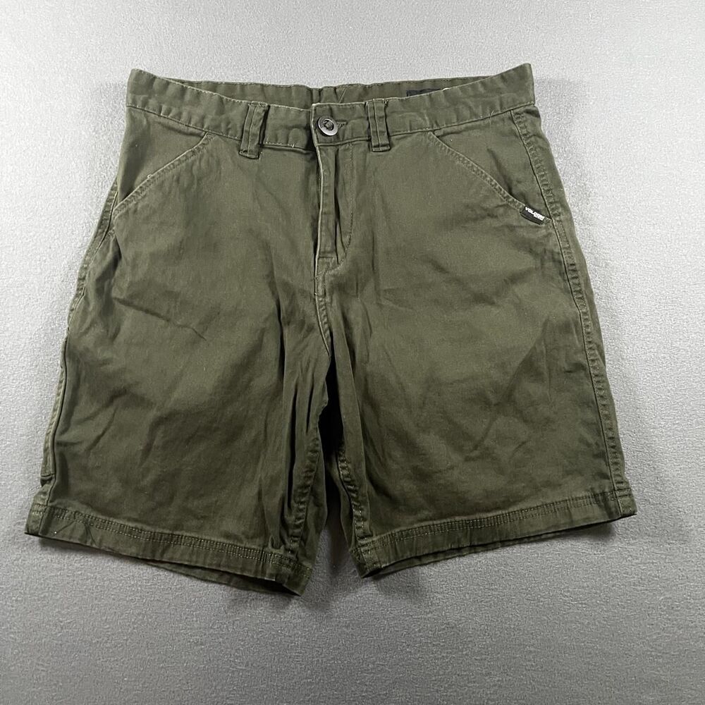 Volcom Men's Green and Khaki Shorts
